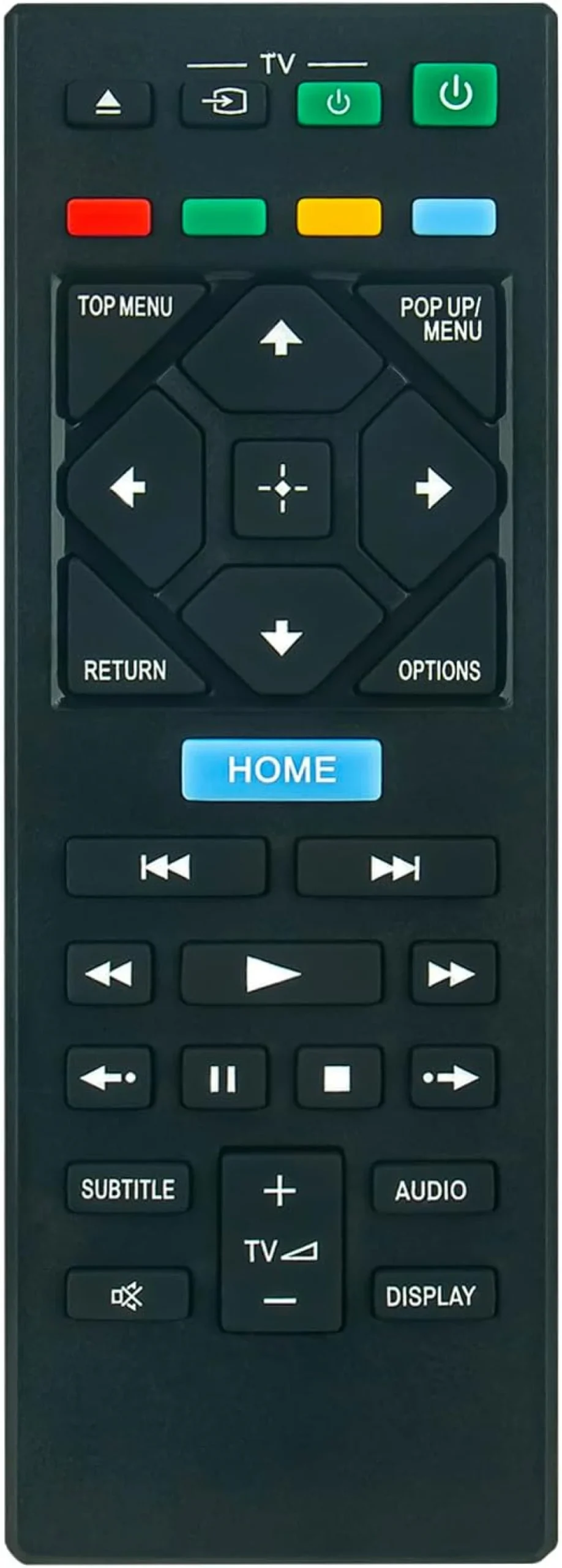 ALLIMITY Controle remoto de substituição RMT-VB500E compatível com Sony 4K Ultra HD Wi-Fi Blu-Ray Player UBP-UX80 UBP-X1000ES UBP-X500 UBPX500