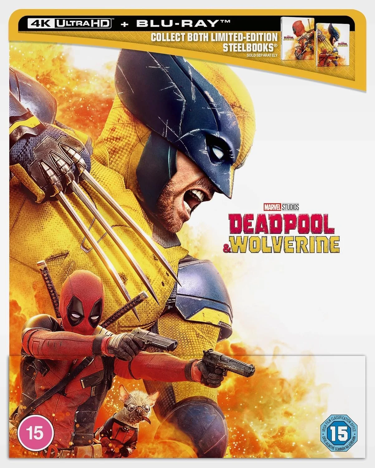 Couch Potato Deadpool & Wolverine 4K Uhd Steelbook (Wolverine) [Region Free] Edição Internacional Limitada