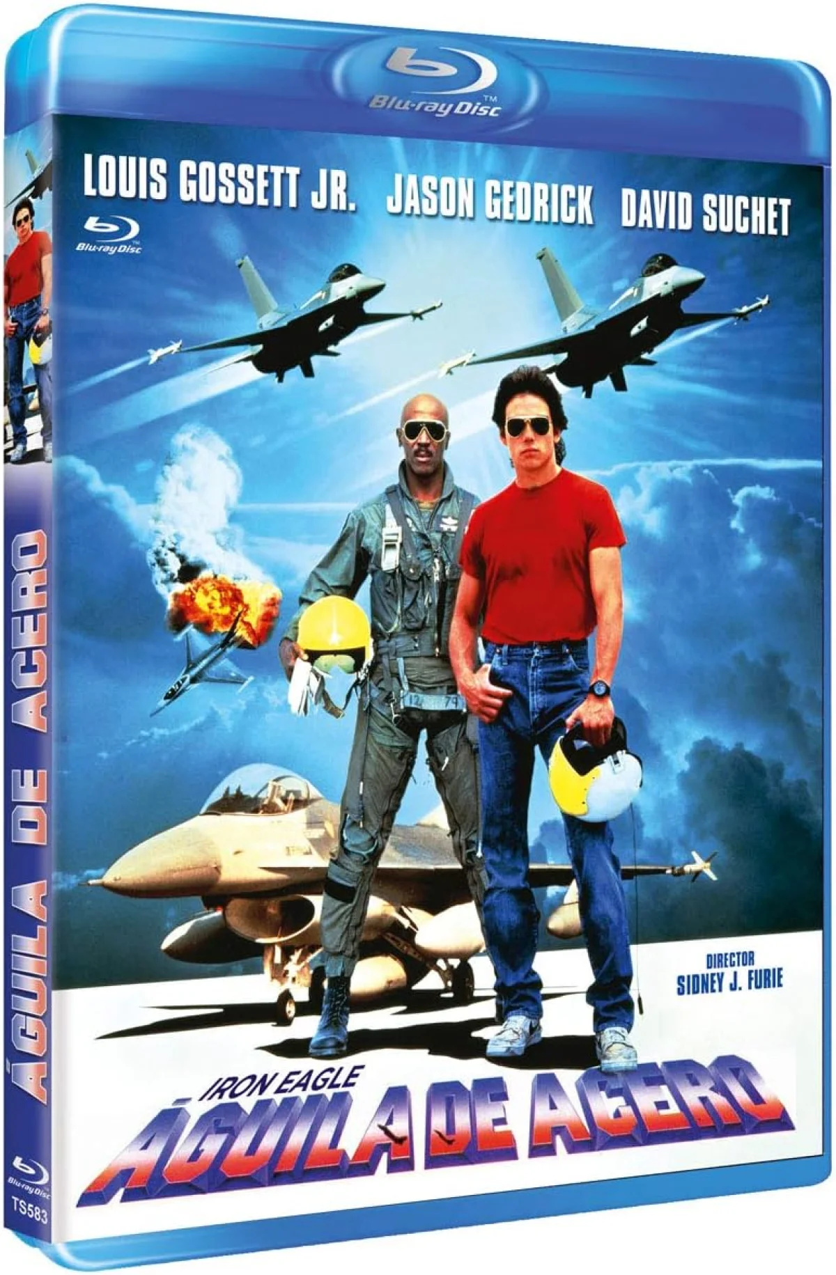 Iron Eagle (1986) [Blu-ray] Importação espanhola, reproduz em inglês