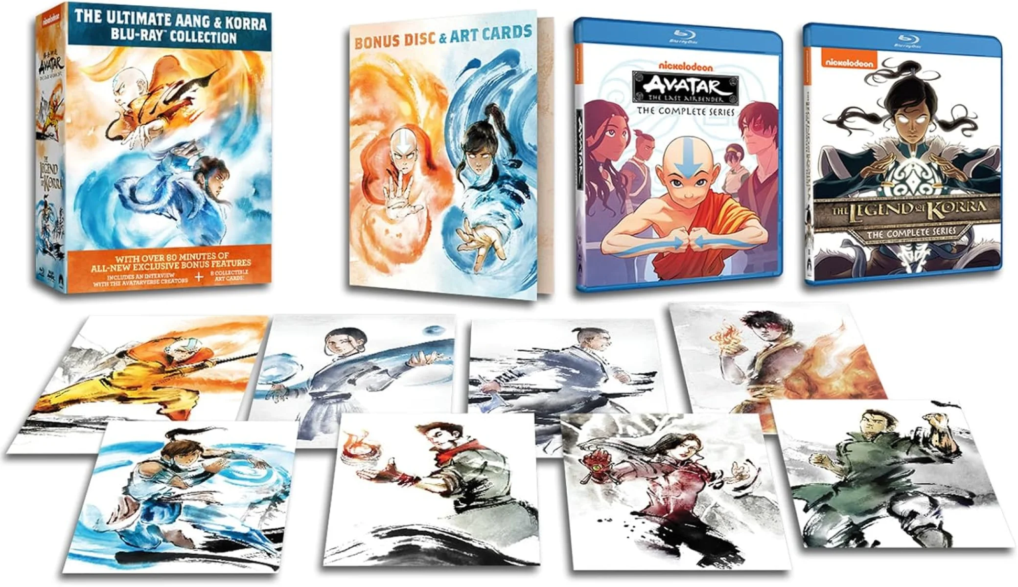 The Ultimate Aang & Korra Blu-ray Collection with Bonus Disc & Art Cards [Blu-ray]