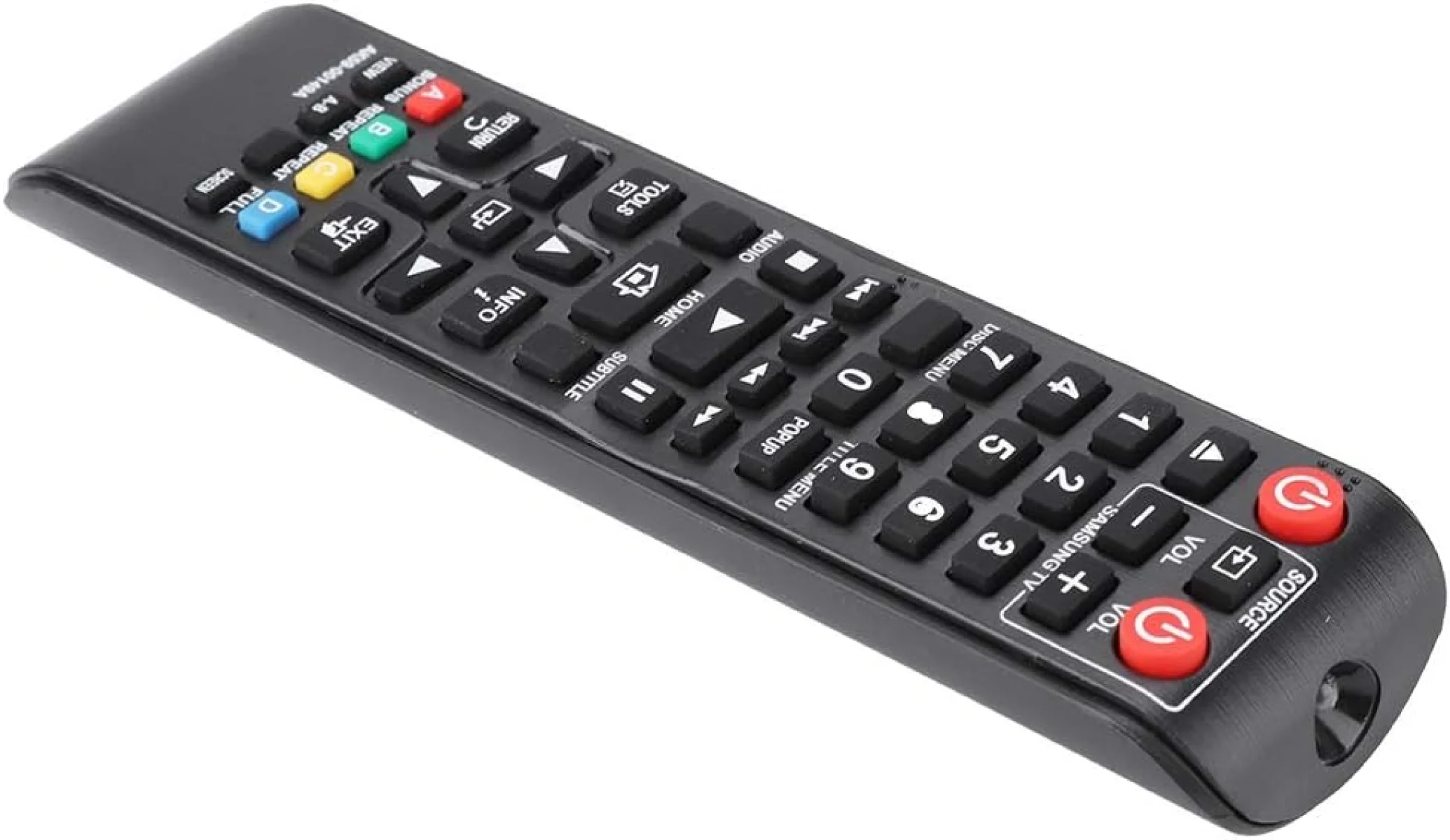 Substituição Inteligente para Controle Remoto de TV para Blu Ray Disc Player Transmissão de Longa Distância Aparência Bonita Operação Fácil Sensação de Mão Confortável